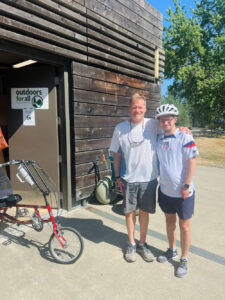 Austin and Board Member Tom Estep at ACC Sammamish