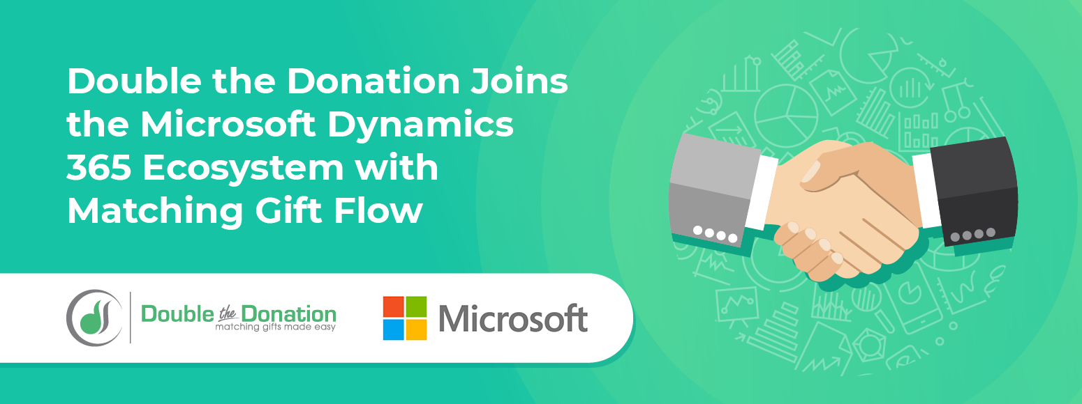 Double-the-Donation-Microsoft-Integration-Feature Double the Donation Joins the Microsoft Dynamics 365 Ecosystem with Matching Gift Flow