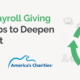 Nurturing Payroll Giving Donors 5 Tips to Deepen Engagement