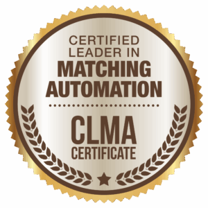 CLMA Badge Image of badge indicating that an organization is a certified leader in matching gift automation (CLMA)
