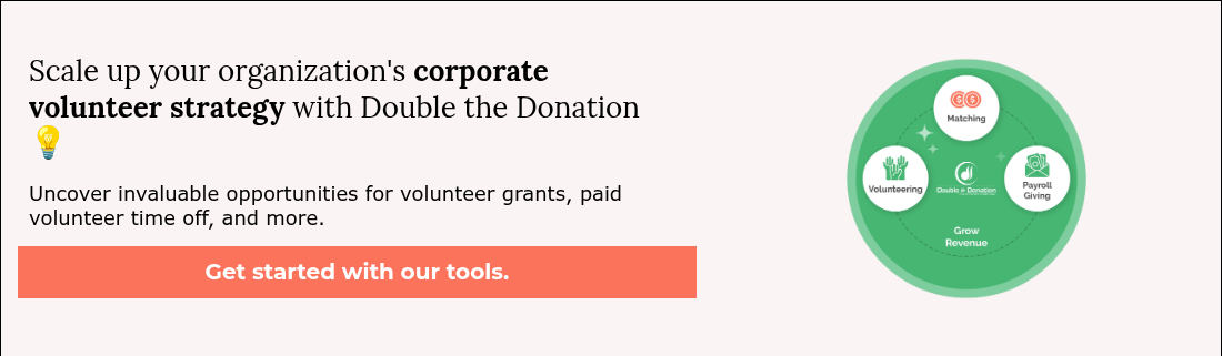 Scale up your organization's corporate volunteer strategy with 360MatchPro 💡